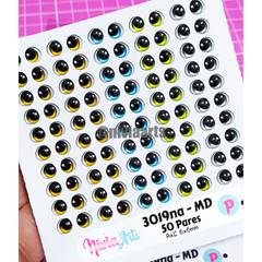 Olhos Resinados 3019na - MD - Nivia Arts