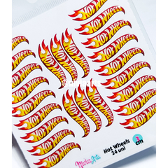 Apliques Resinados Hot Wheels - Nivia Arts