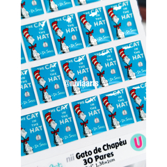 Apliques Resinados Gato de Chapéu (LIVRO) - comprar online