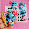 Olhos Resinados Stitch 01 - comprar online