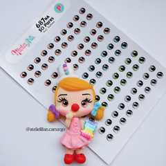 Olhos Resinados 687NA - Nivia Arts