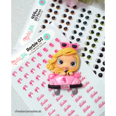 Apliques Resinados Barbie 02 na internet