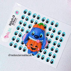 Olhos Resinados Stitch 13 (Olhos Alongados) - comprar online