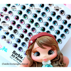 Olhos Resinados Barbie 03 - Nivia Arts
