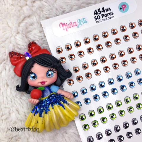 Olhos Resinados 454NA