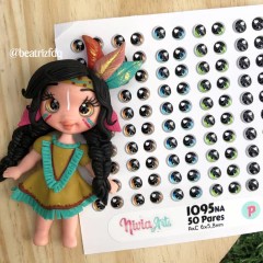 Olhos Resinados 1095NA - loja online