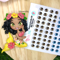 Olhos Resinados Humanizado 01 - comprar online