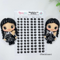 Olhos Resinados Wandinha 02 - comprar online