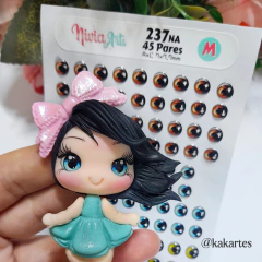 Olhos Resinados 237NA - Nivia Arts
