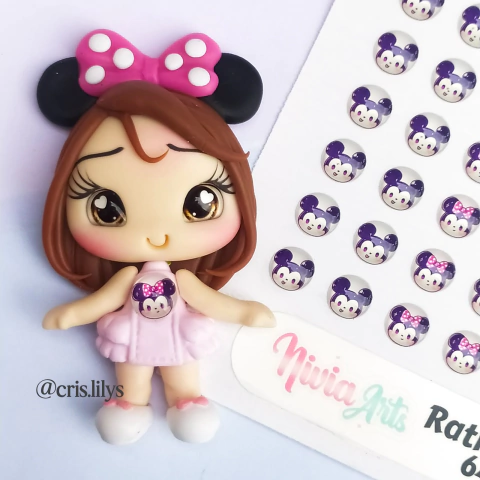 Apliques Resinados Ratinhos 02