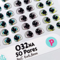 Olhos Resinados 032NA - loja online