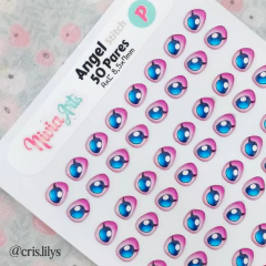 Olhos Resinados Angel "Stitch Rosa" na internet
