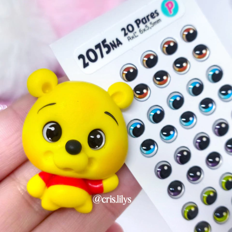 Olhos Resinados 2075NA - comprar online