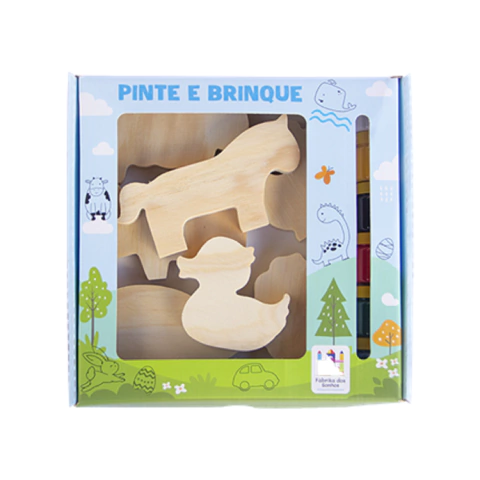 Kit Fazendinha Para Colorir - Fabrika Dos Sonhos