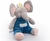 Elefante Cinza e Azul - Linha Safari - Zip Toys