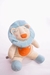 Leão Bege e Azul - Linha Safari - Zip Toys - comprar online