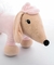 Sasha Cachorro Salsicha Bege e Rosa - Zip Toys na internet