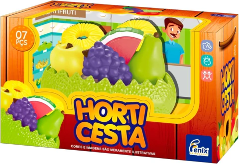 Horti Cesto Frutas (7 Pçs) - Fênix Brinquedos