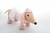 Sasha Cachorro Salsicha Bege e Rosa - Zip Toys