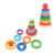 Brinquedo Montessori Torre Multi Encaixe Educa Play BDM31 - Polibrinq - comprar online