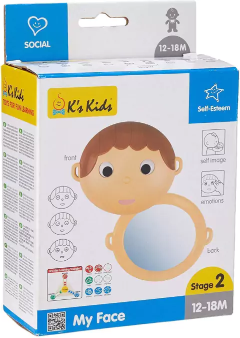 Brinquedo K'S Kids Meu Rosto Wayne Com Espelho - Promoção 200723