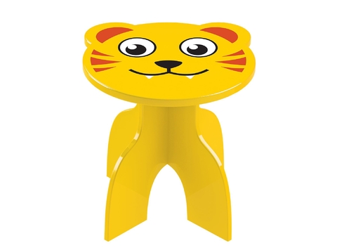 Banco educativo em madeira Animal Kids Tiger 963