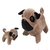 Pug Grávida Com 1 Filhote - Bichos de Pano