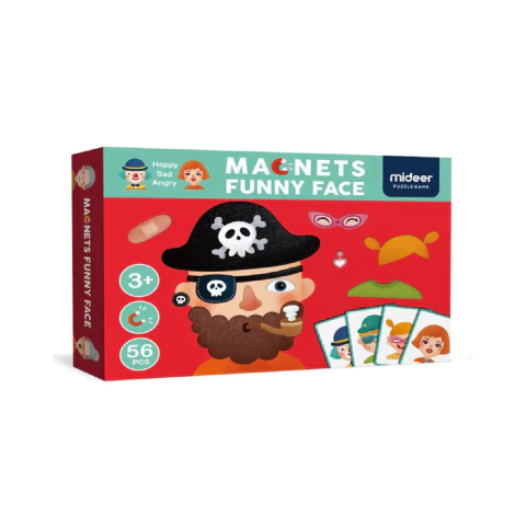 Quadro Magnetico - Faces Divertidas - Tooky Toy