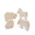 Brinquedo De Madeira - Kit Animais Da Selva, Da Pachu, P-07 - loja online