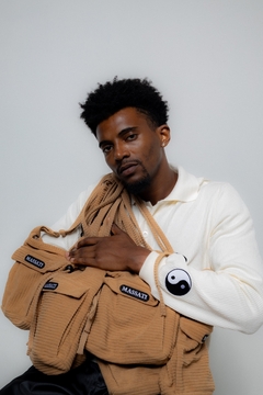 Shoulderbag "Cotelê Bege" na internet