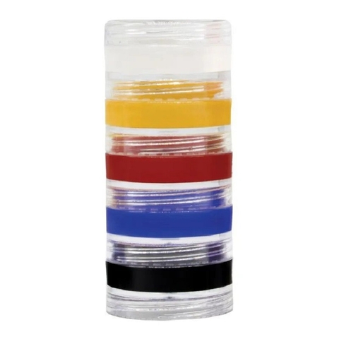 Kit Tinta Cremosa 5 Cores para Maquiagem Artística - Colormake