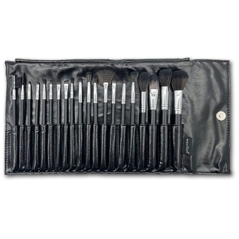 Kit com 20 Pincéis Profissionais para Maquiagem - Macrilan
