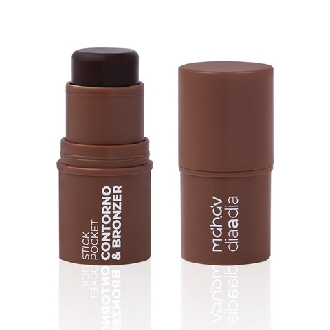 Contorno e Bronzer Stick Pocket Dia a Dia Cor Intense - Mahav