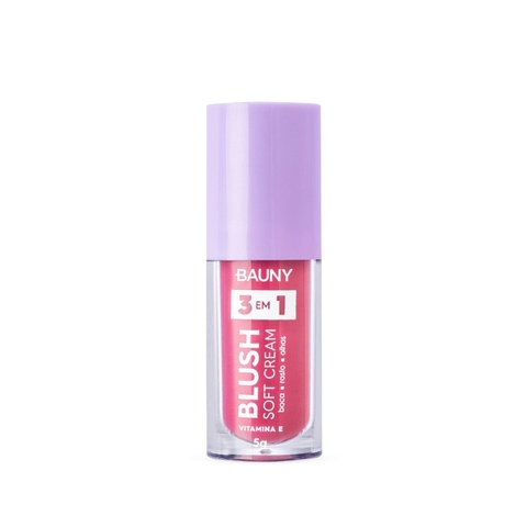 Blush Líquido Soft Cream 3 em 1 (Princess) 5g - Bauny