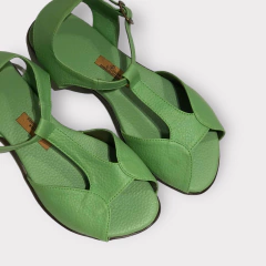 Sandália Marcela verde claro - Riva Sandálias