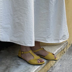 Sandália Marcela mostarda - Riva Sandálias