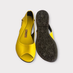 Sandália Cecília amarela