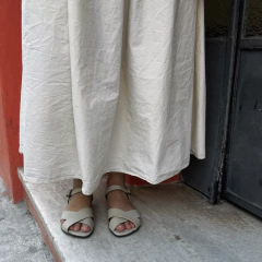 Sandália Camila gelo - Riva Sandálias