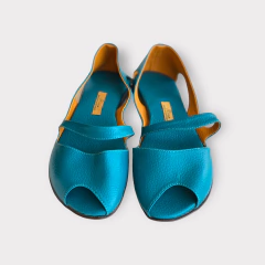 Sandália Marie verde diferente - loja online