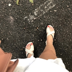 Sandália Carmen gelo