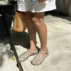Sandália Francesca cinza textura - comprar online