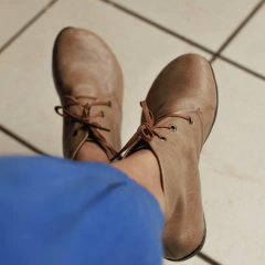 Bota Eva bege - Riva Sandálias