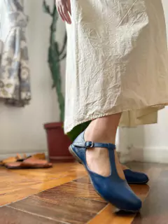 Sapato Amélie azul bic - comprar online