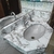 Adesivo Decor Mármore Bianco 1,22m de comprimento por Largura 0,60cm. - Casa Nissi Decor