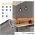 Adesivo Decorativo Premium Jateado Cinza Fossil 10m de comprimento por 1,22m largura.