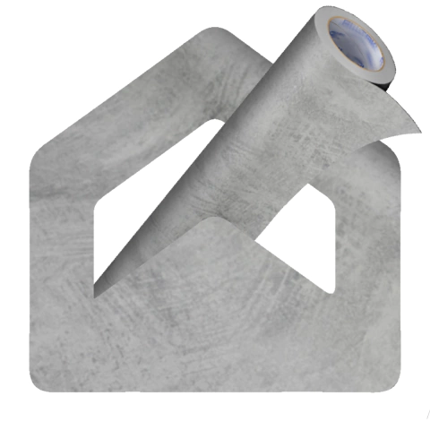 Adesivo Decorativo Vinil Concreto Alltak p/ Moveis, Parede e Teto - 61 cm Largura
