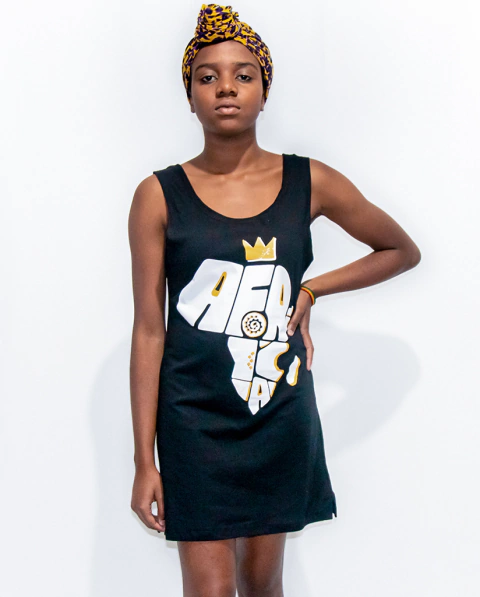 Vestido de Alça PT - África
