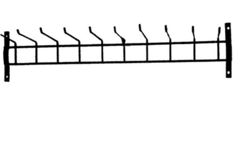 Ref.027-Cinteiro de parede c/ 10 ganchos -0,60x0,12m