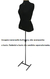 Ref.195-Pedestal para Busto de Costura-altura regulável. - Rei do Cabide - Sorocaba