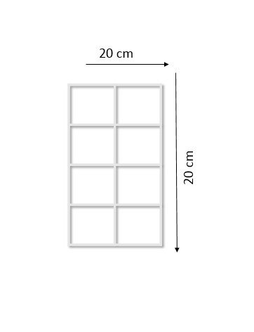 Ref.172-Tela aramada 0,20x0,20m
